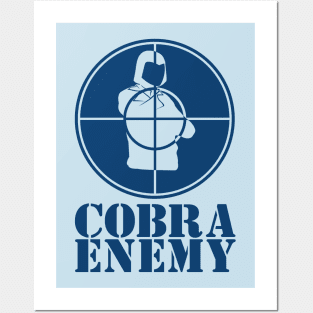 Cobra Enemy – Blue Posters and Art